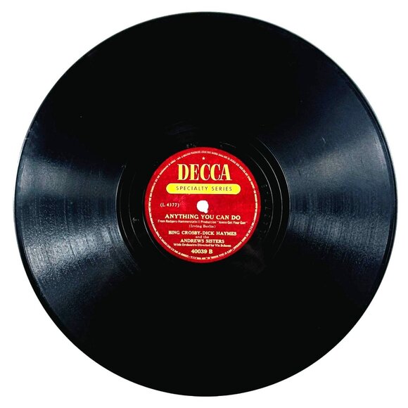 Bing Crosby Dick Haymes Andrews Sisters Show Business 10in 78 RPM Decca 40039 - Picture 3 of 4